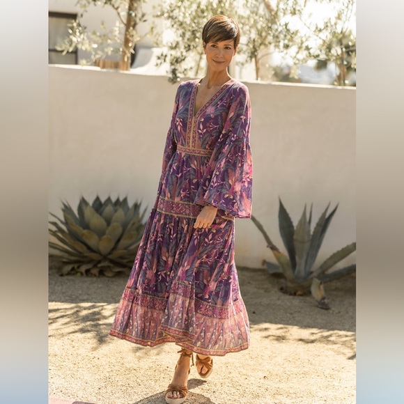 NEW! Boho retro aesthetic western vintage dress - Picture 6 of 17